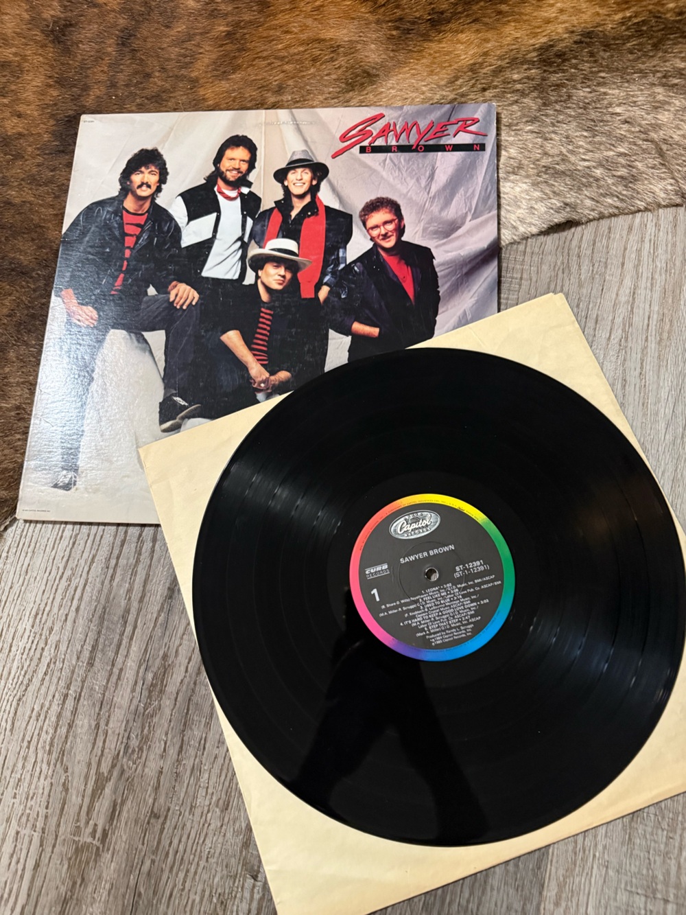 Sawyer Brown Self Titled Vinyl LP 1985 Capitol Curb ST-12391 Country Rock